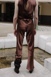 BASERANGE DYDINE Pants Portugal BAS-TRDY-VI-SP24-SHENZONG Dark Brown
